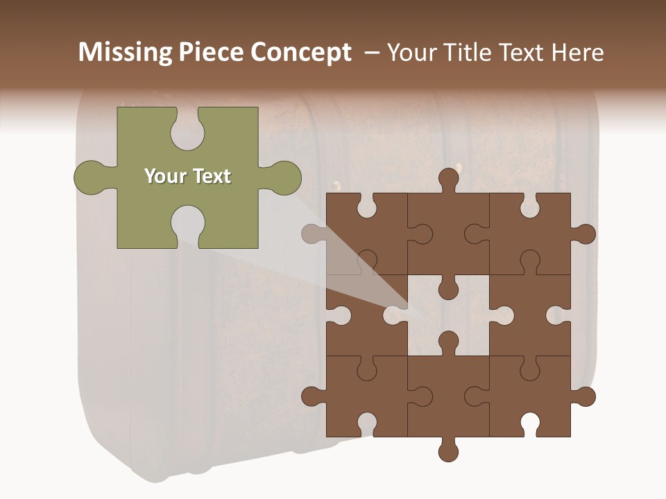 Garment Suitcase Valise PowerPoint Template