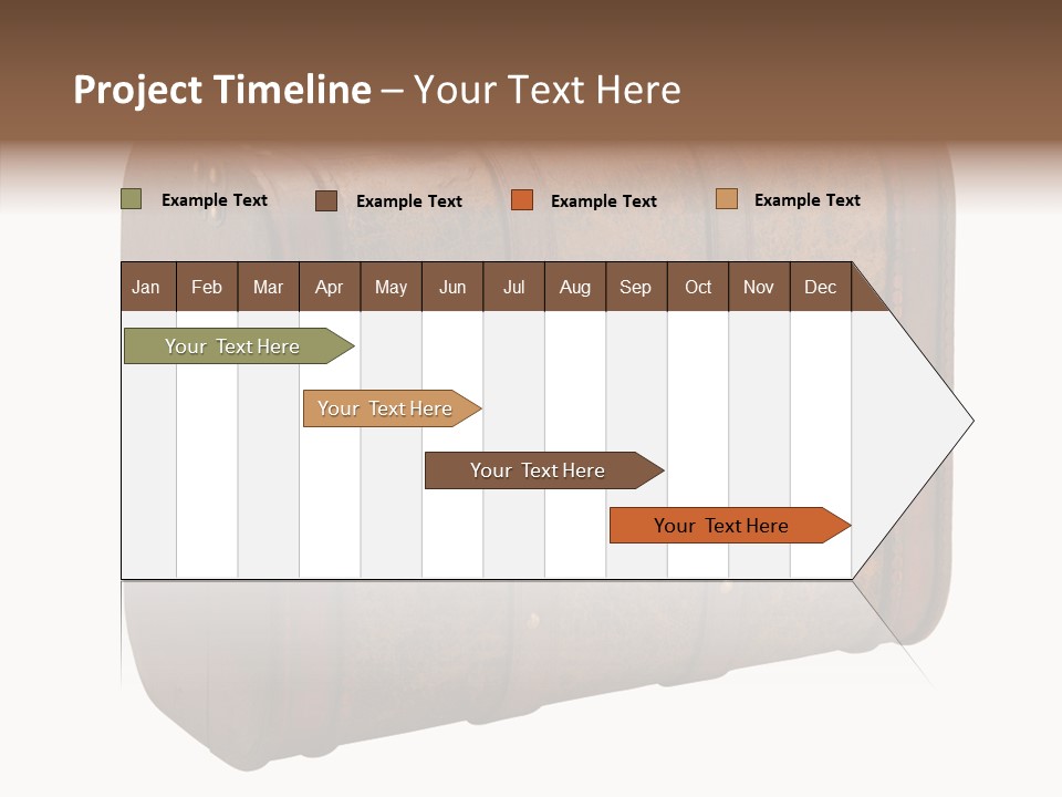 Garment Suitcase Valise PowerPoint Template