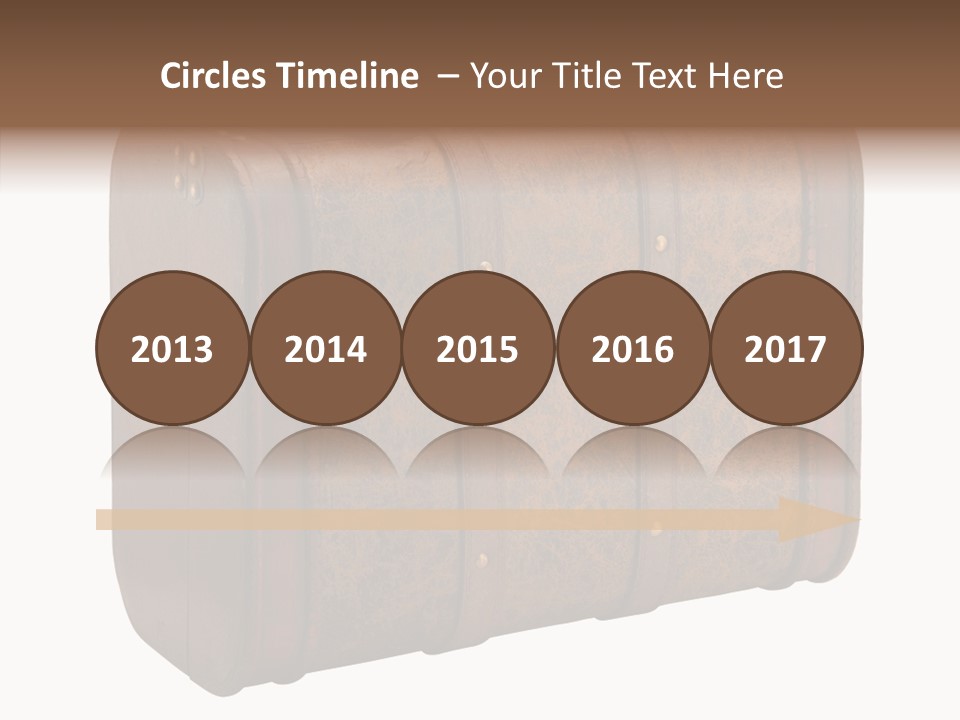 Garment Suitcase Valise PowerPoint Template