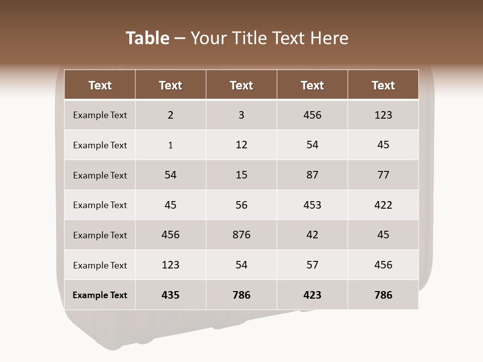 Garment Suitcase Valise PowerPoint Template