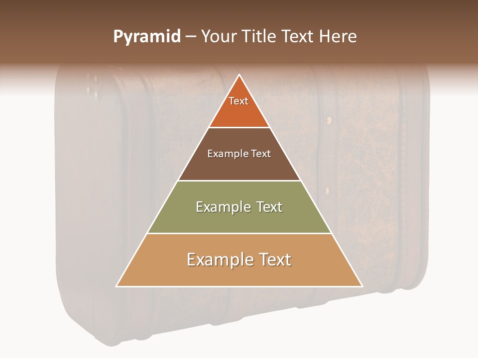 Garment Suitcase Valise PowerPoint Template