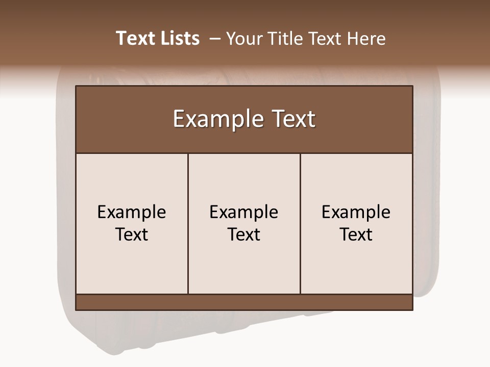 Garment Suitcase Valise PowerPoint Template