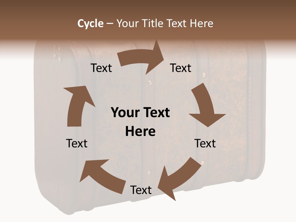 Garment Suitcase Valise PowerPoint Template