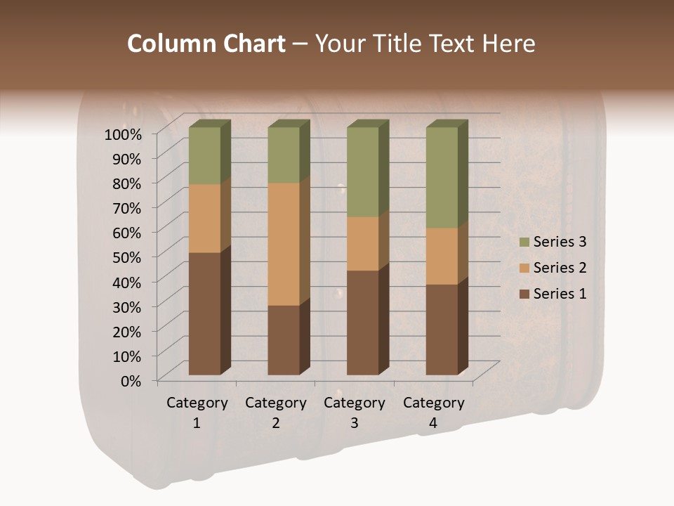Garment Suitcase Valise PowerPoint Template