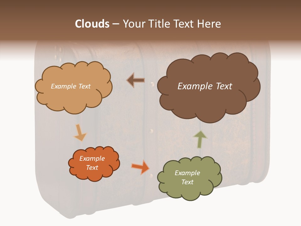Garment Suitcase Valise PowerPoint Template