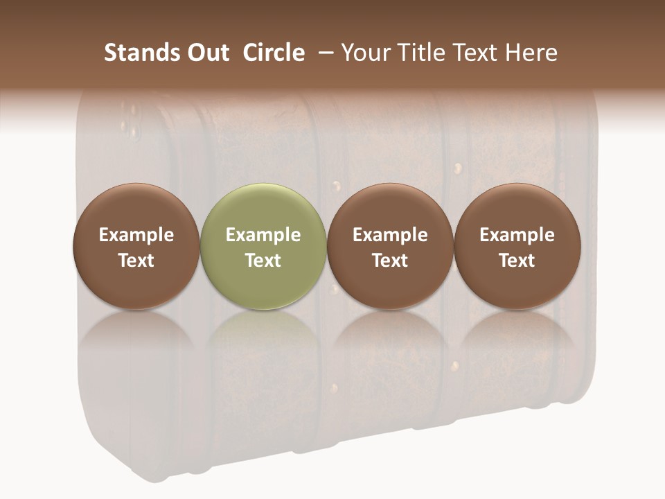 Garment Suitcase Valise PowerPoint Template