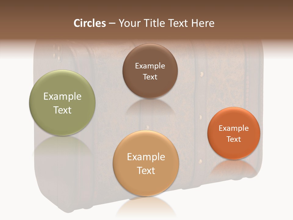 Garment Suitcase Valise PowerPoint Template