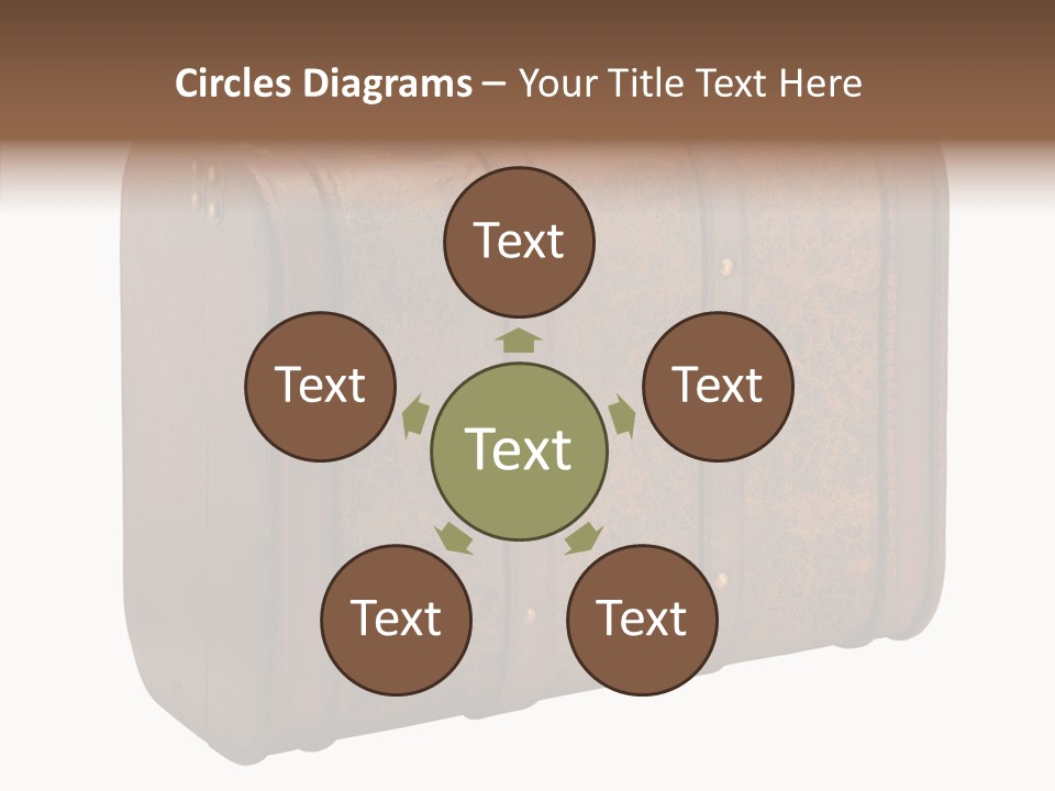 Garment Suitcase Valise PowerPoint Template