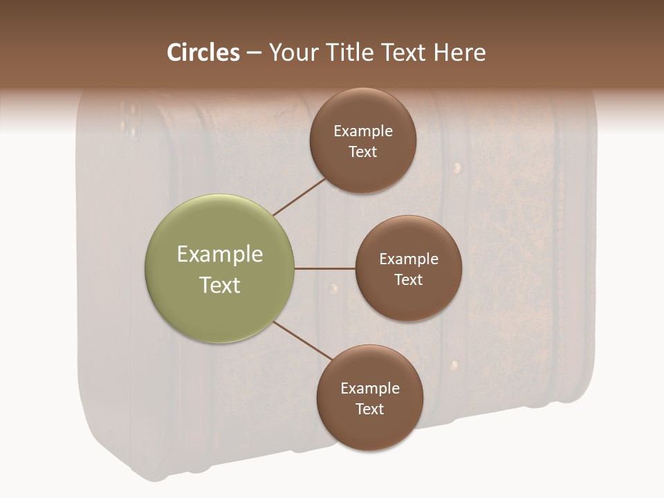Garment Suitcase Valise PowerPoint Template