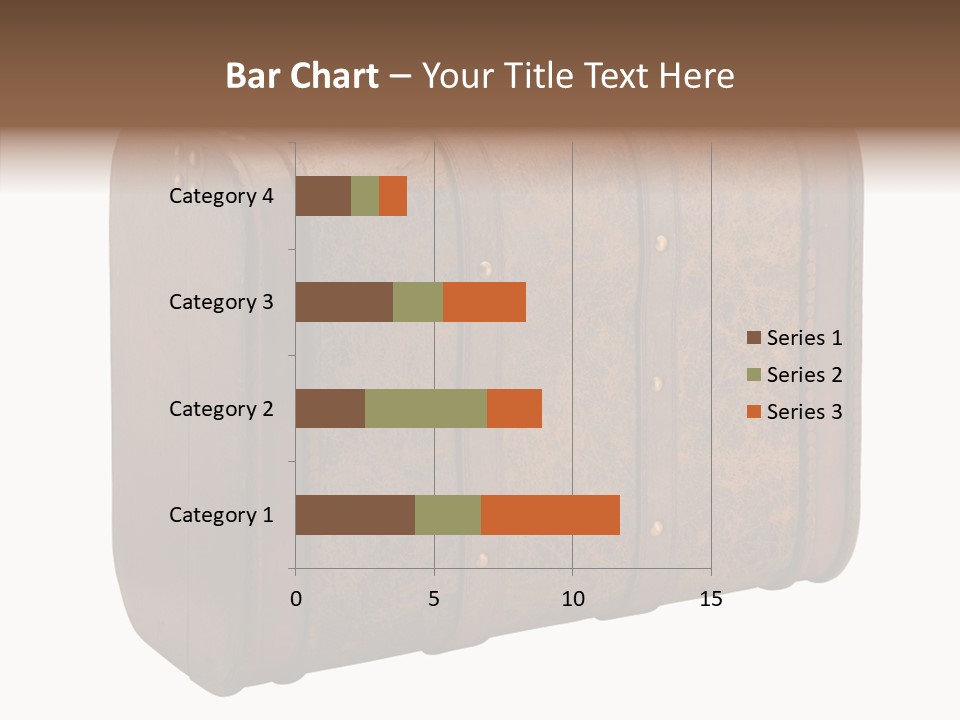 Garment Suitcase Valise PowerPoint Template