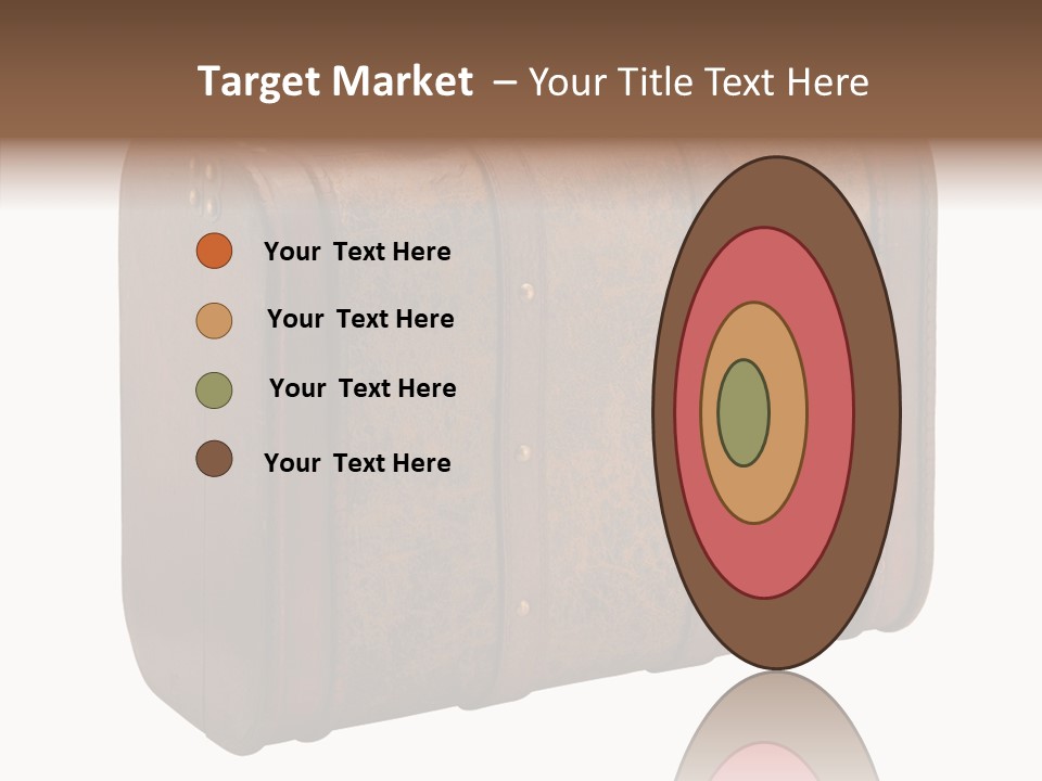 Garment Suitcase Valise PowerPoint Template