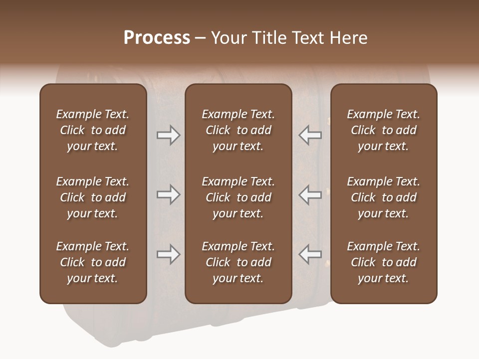 Garment Suitcase Valise PowerPoint Template