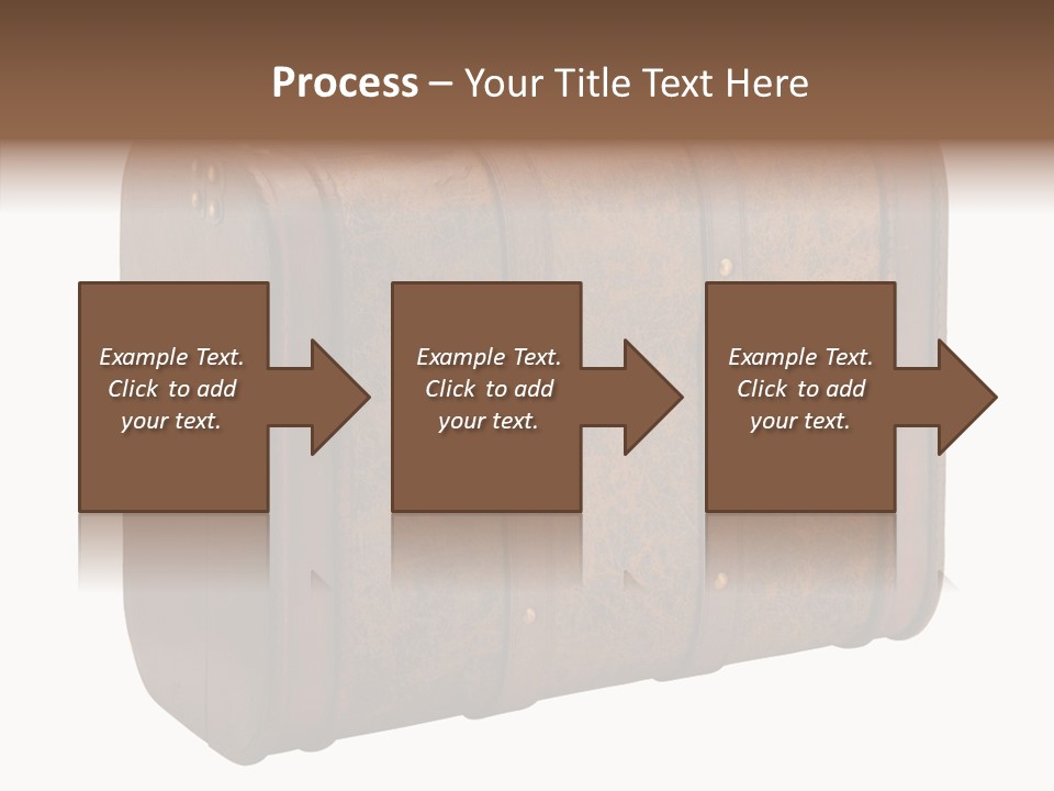 Garment Suitcase Valise PowerPoint Template