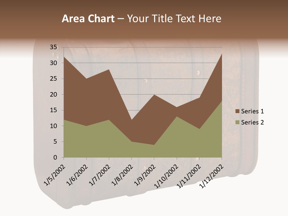 Garment Suitcase Valise PowerPoint Template