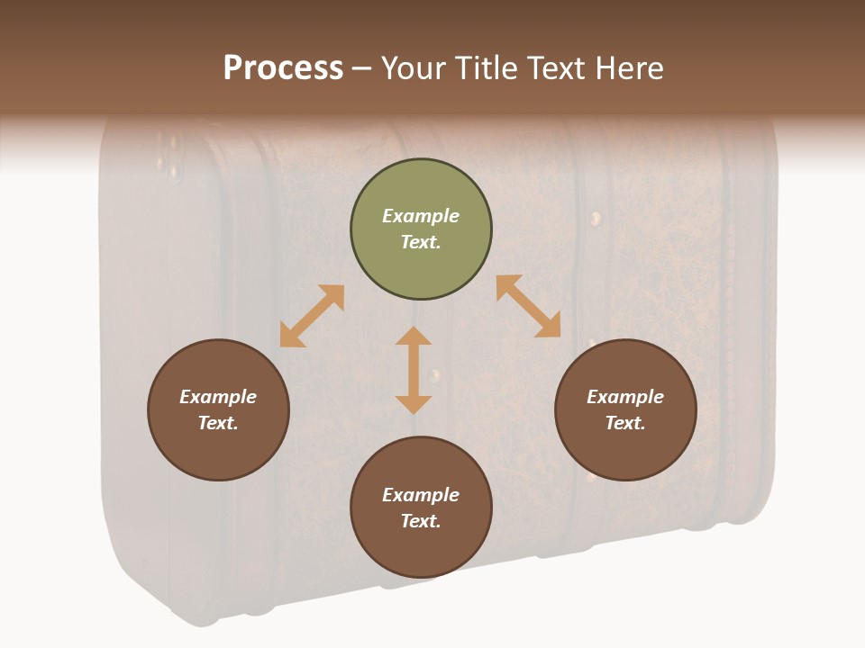 Garment Suitcase Valise PowerPoint Template