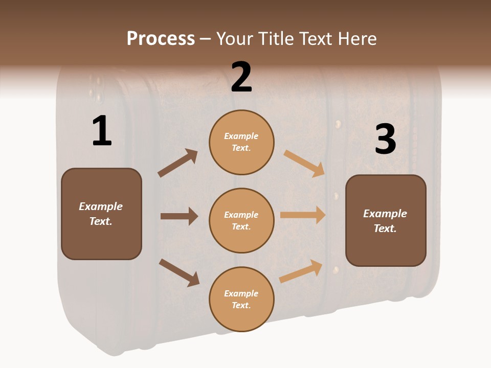 Garment Suitcase Valise PowerPoint Template