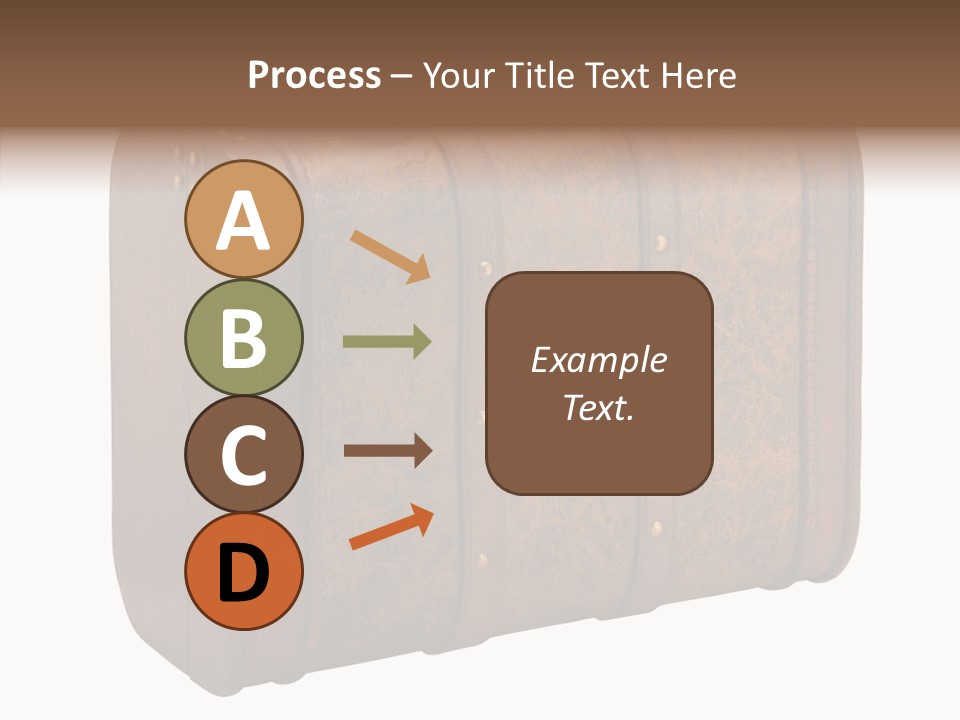 Garment Suitcase Valise PowerPoint Template