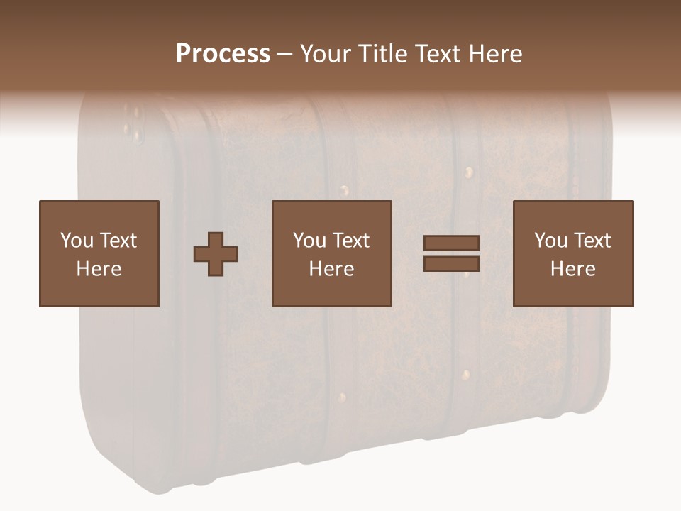 Garment Suitcase Valise PowerPoint Template