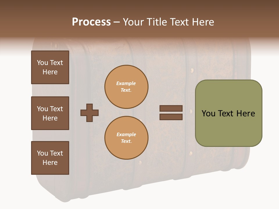 Garment Suitcase Valise PowerPoint Template