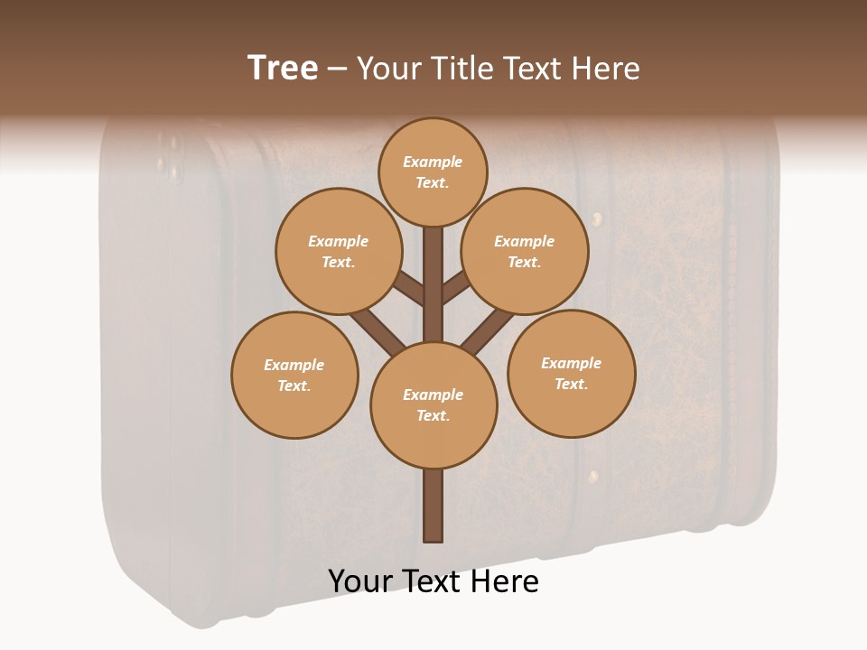 Garment Suitcase Valise PowerPoint Template