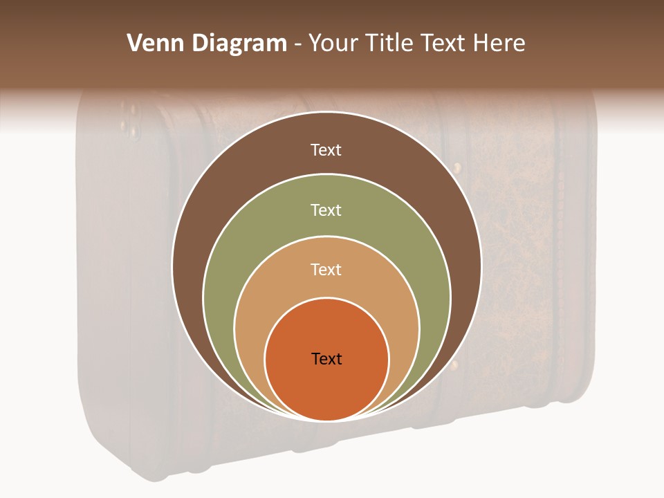 Garment Suitcase Valise PowerPoint Template