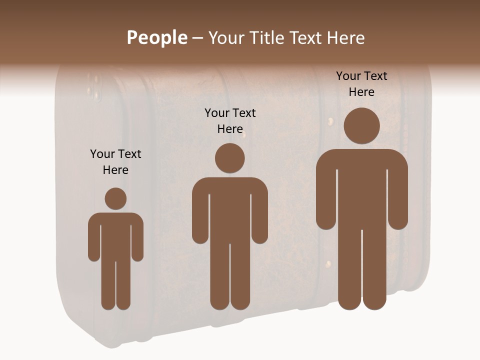 Garment Suitcase Valise PowerPoint Template