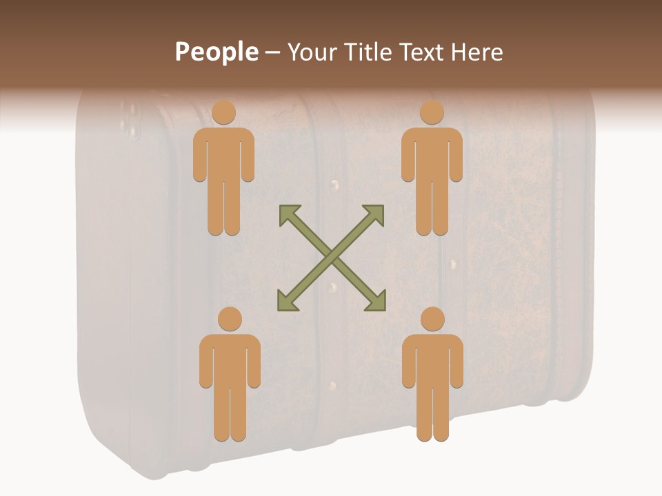 Garment Suitcase Valise PowerPoint Template