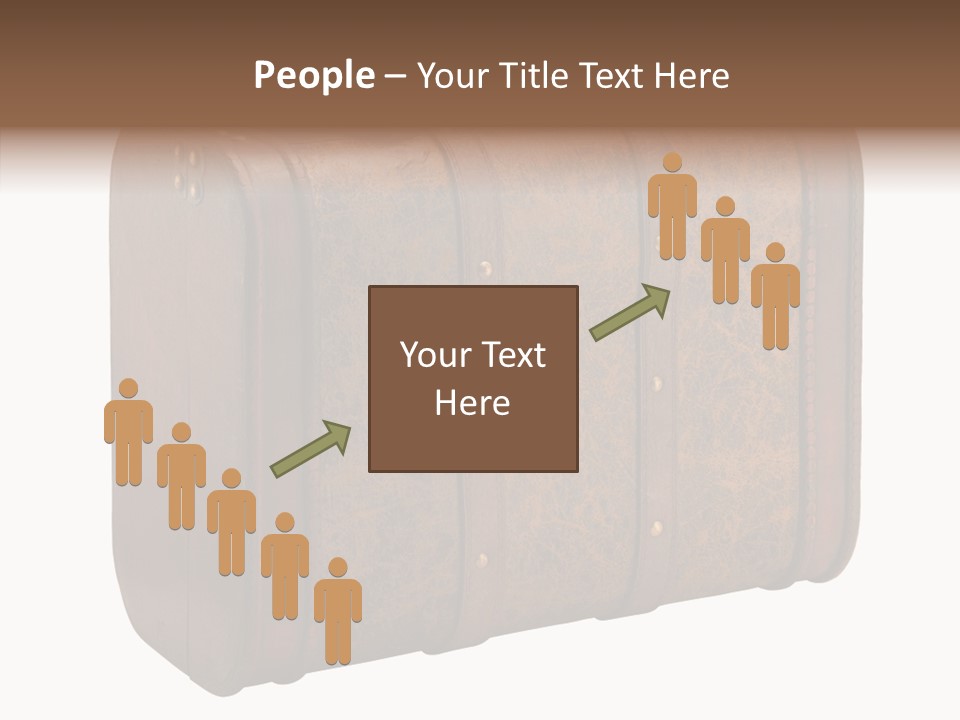 Garment Suitcase Valise PowerPoint Template