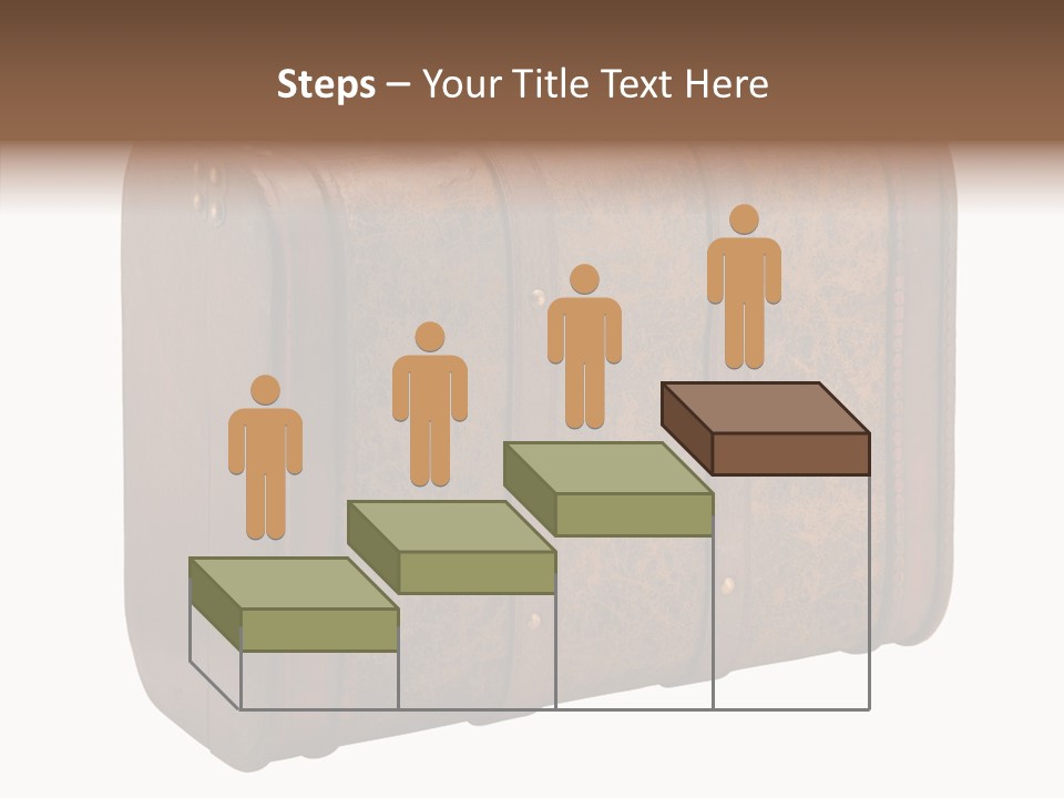 Garment Suitcase Valise PowerPoint Template