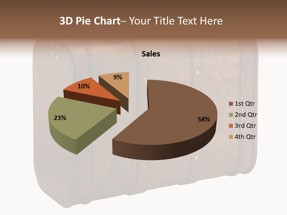 Garment Suitcase Valise PowerPoint Template