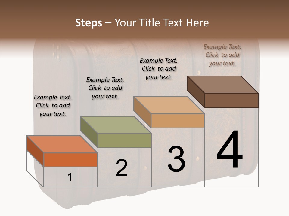 Garment Suitcase Valise PowerPoint Template