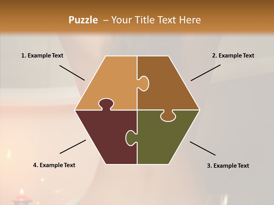 Woman Hair Lifestyle PowerPoint Template