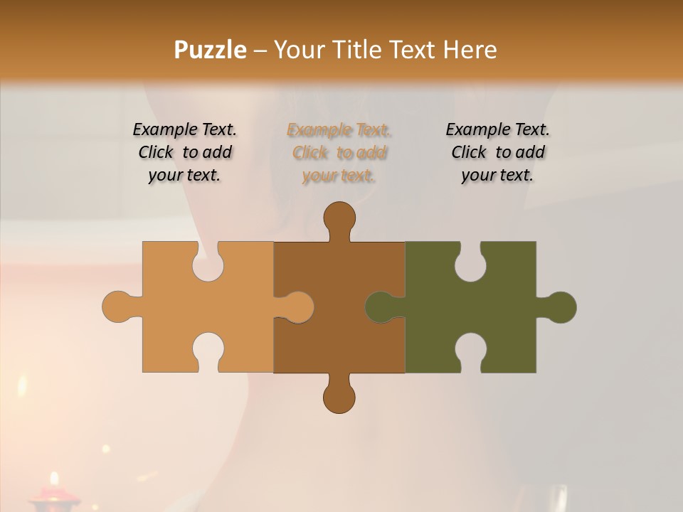 Woman Hair Lifestyle PowerPoint Template