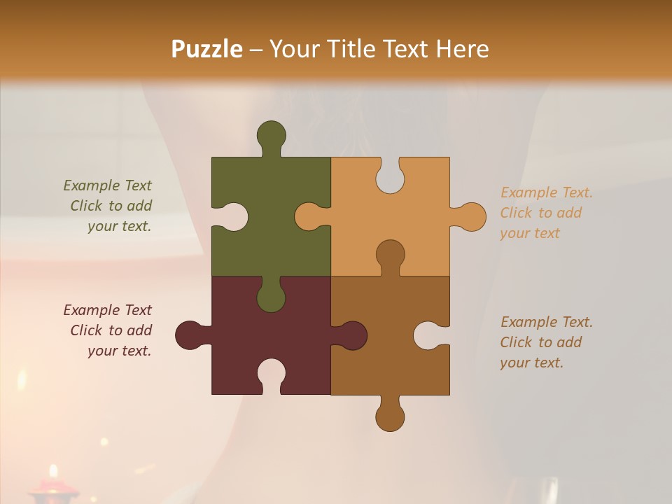 Woman Hair Lifestyle PowerPoint Template