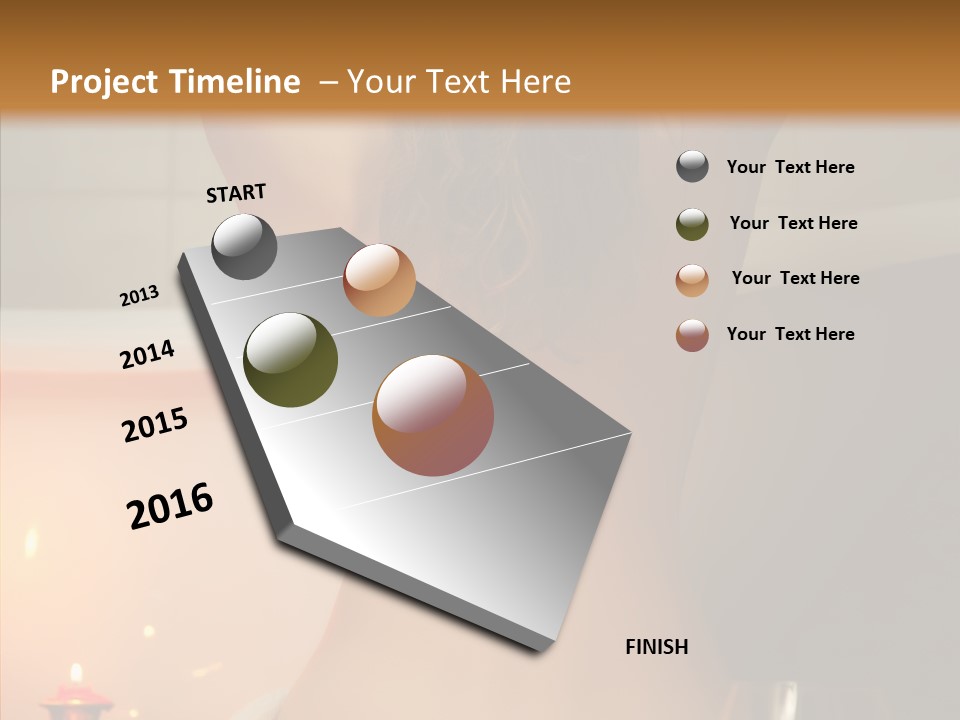 Woman Hair Lifestyle PowerPoint Template