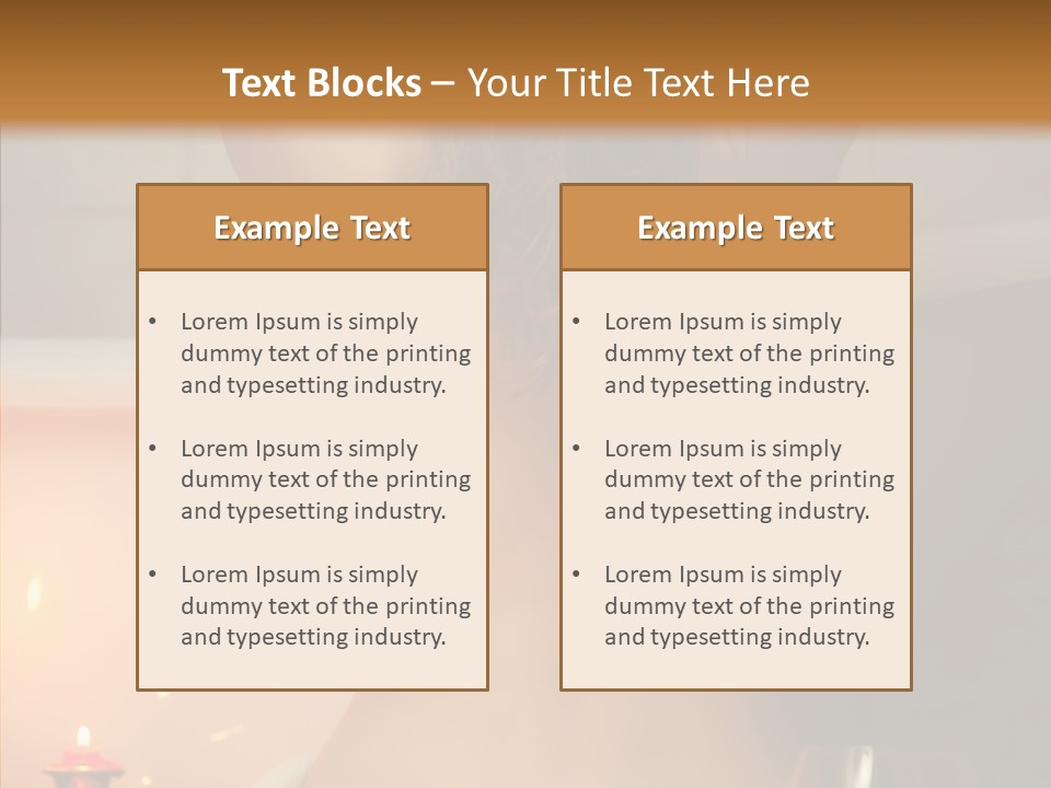 Woman Hair Lifestyle PowerPoint Template