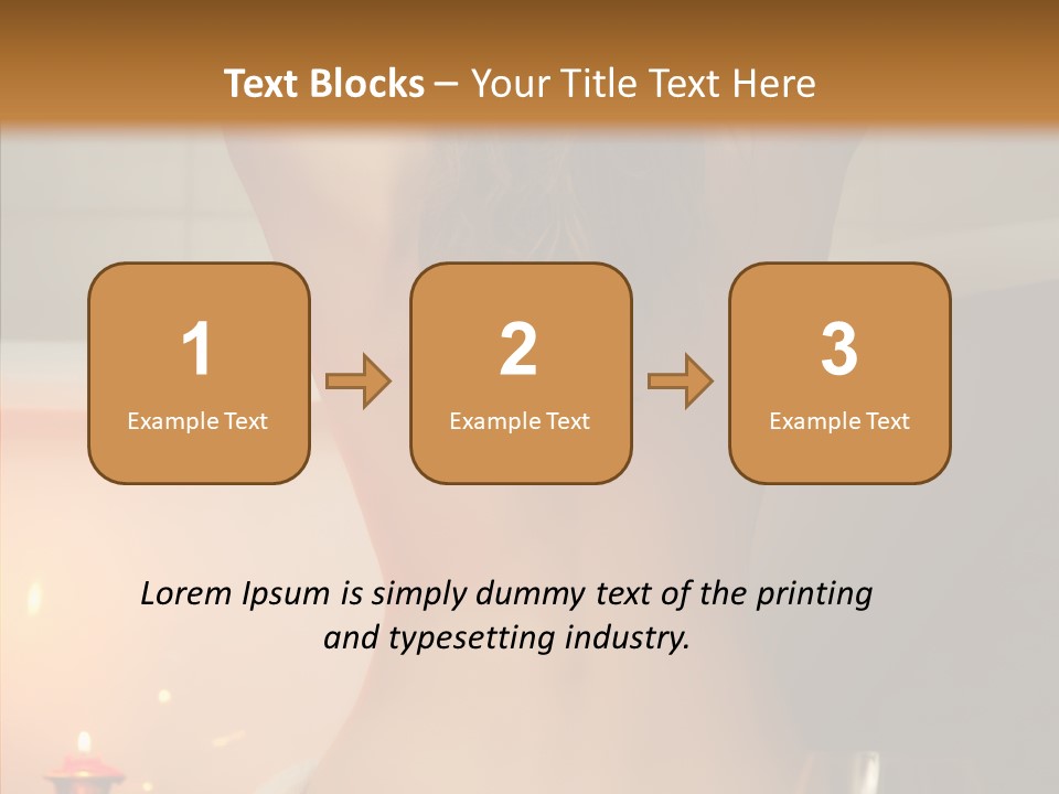 Woman Hair Lifestyle PowerPoint Template