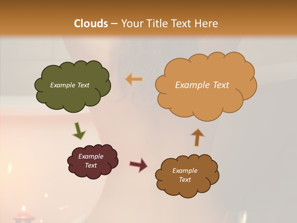 Woman Hair Lifestyle PowerPoint Template