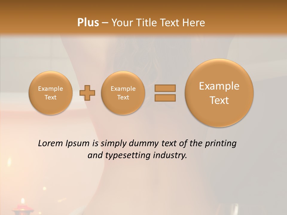 Woman Hair Lifestyle PowerPoint Template