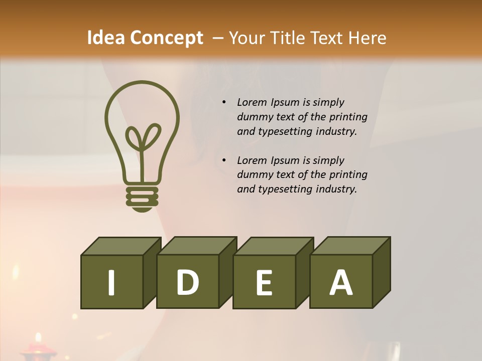 Woman Hair Lifestyle PowerPoint Template