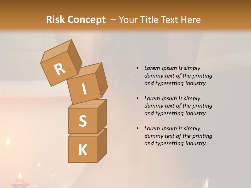 Woman Hair Lifestyle PowerPoint Template