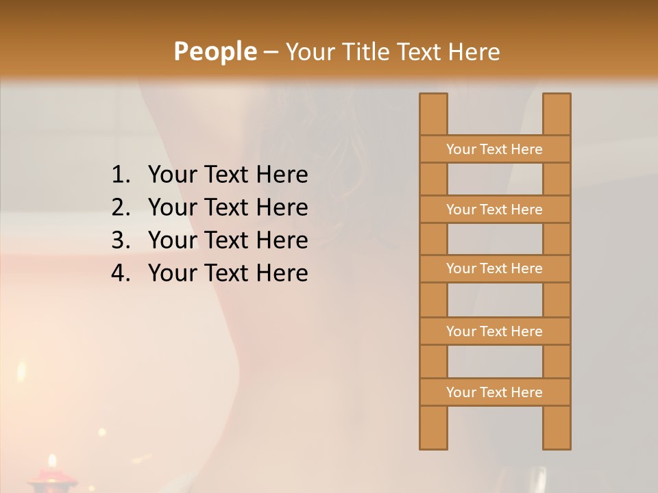 Woman Hair Lifestyle PowerPoint Template