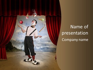 Stripes Painted Theme PowerPoint Template
