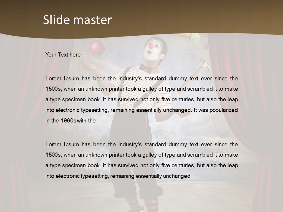 Stripes Painted Theme PowerPoint Template