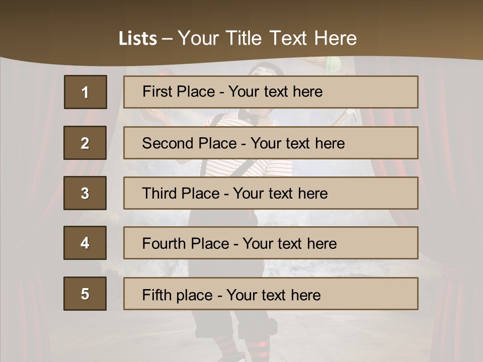 Stripes Painted Theme PowerPoint Template