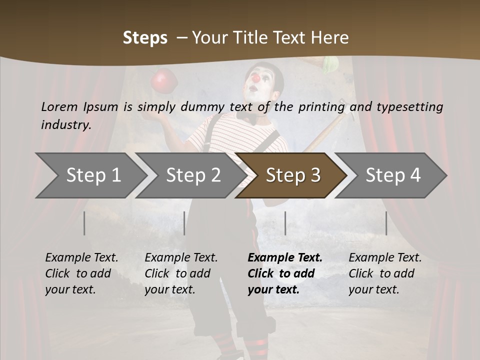 Stripes Painted Theme PowerPoint Template