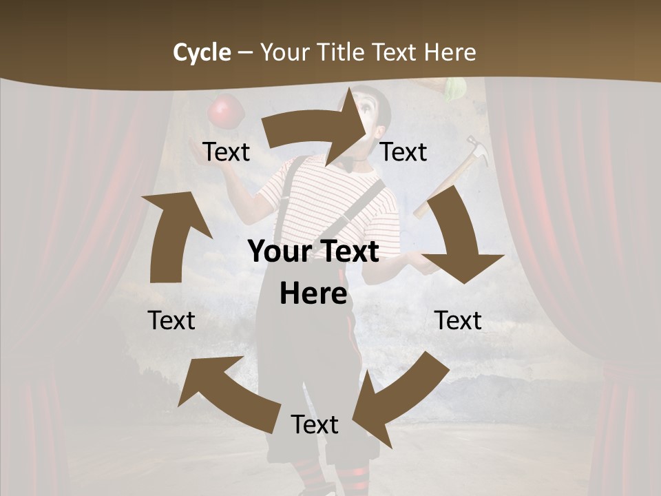 Stripes Painted Theme PowerPoint Template