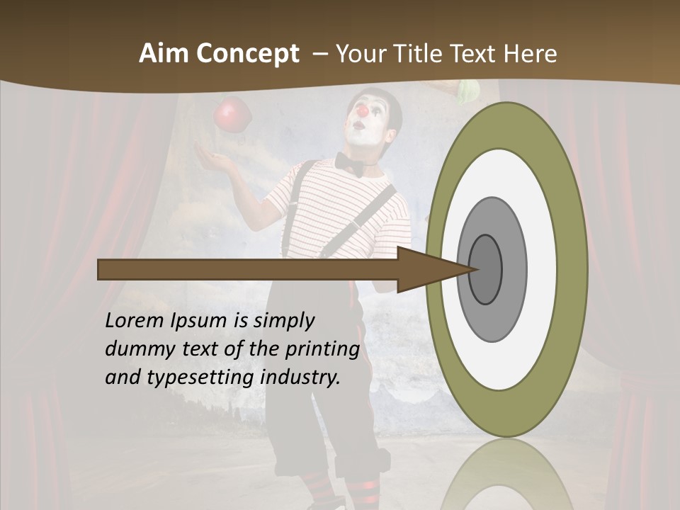 Stripes Painted Theme PowerPoint Template