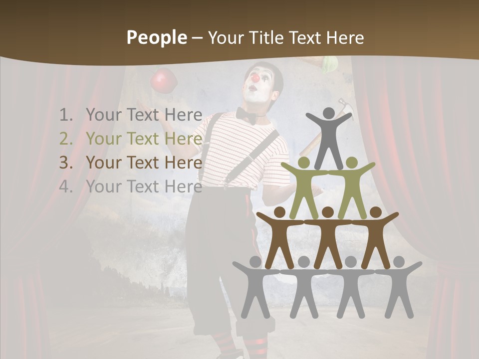 Stripes Painted Theme PowerPoint Template