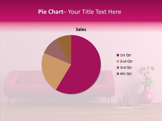 Rendering Settee Vase PowerPoint Template